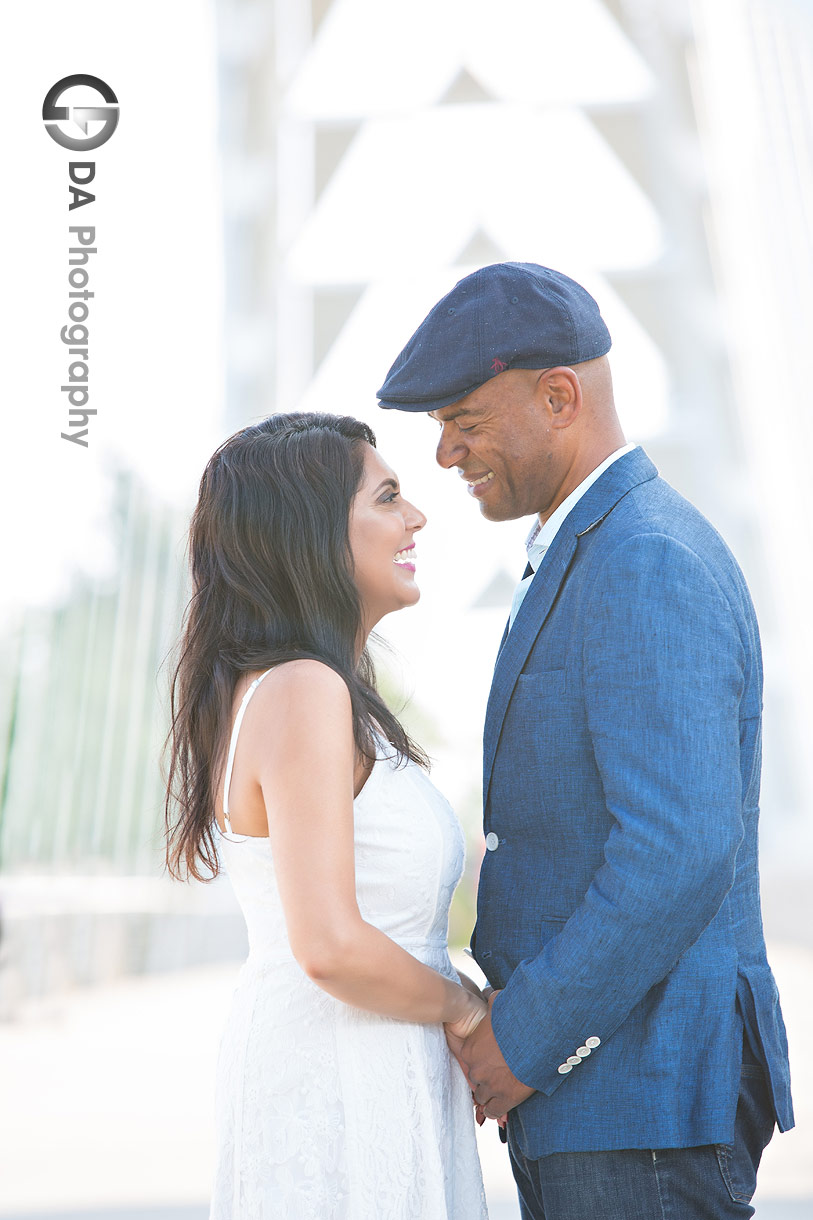 Arch Bridge Humber Bay Park Engagement