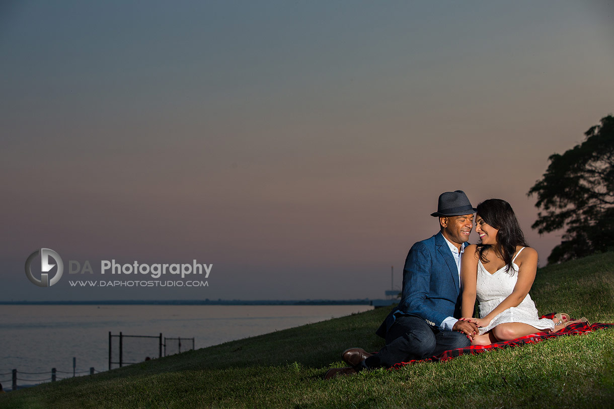 Humber Bay Park Engagement at sunset