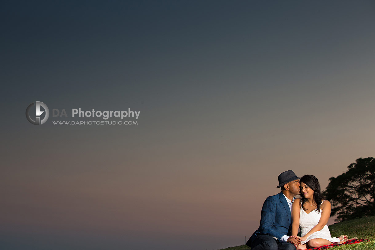 Trillium Park Sunset Engagement