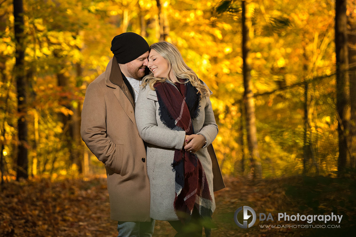 Best Mississauga Outdoor Engagement Location for fall photos