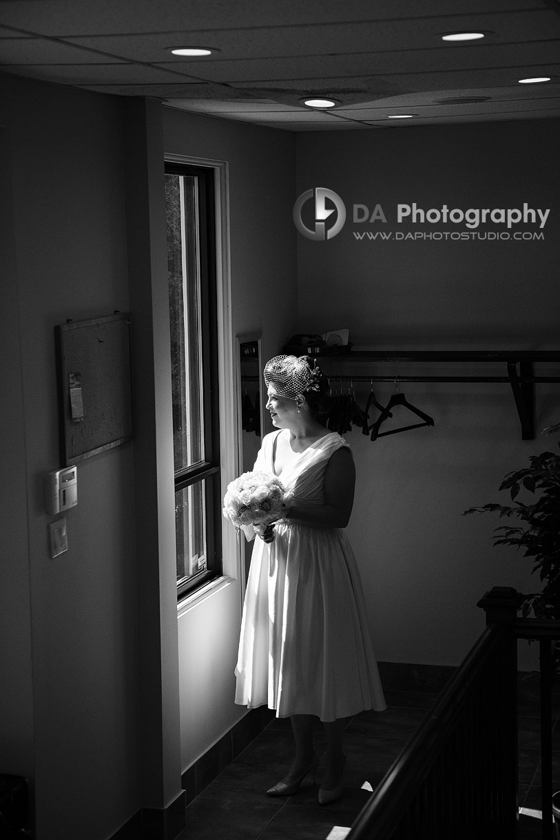 Bride at Doon Chapel in Kitchener