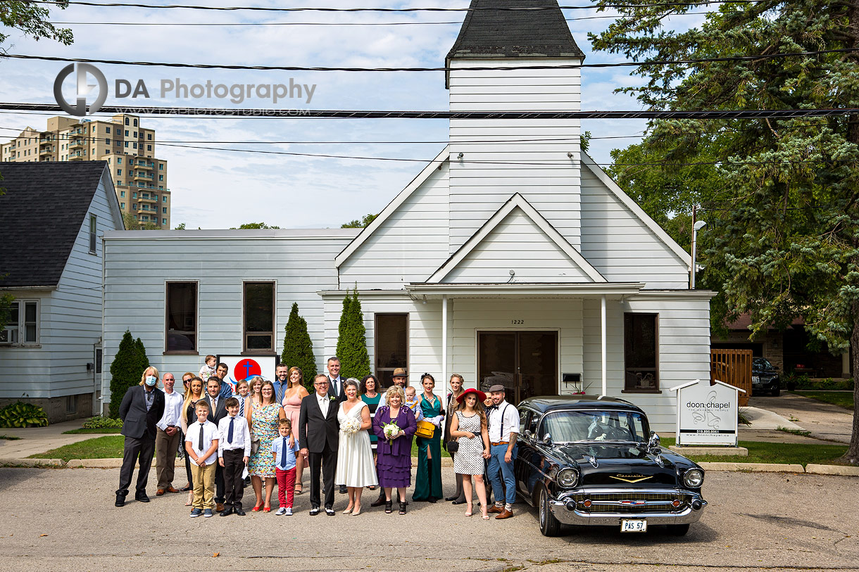 Group Wedding photos at Doon Chapel