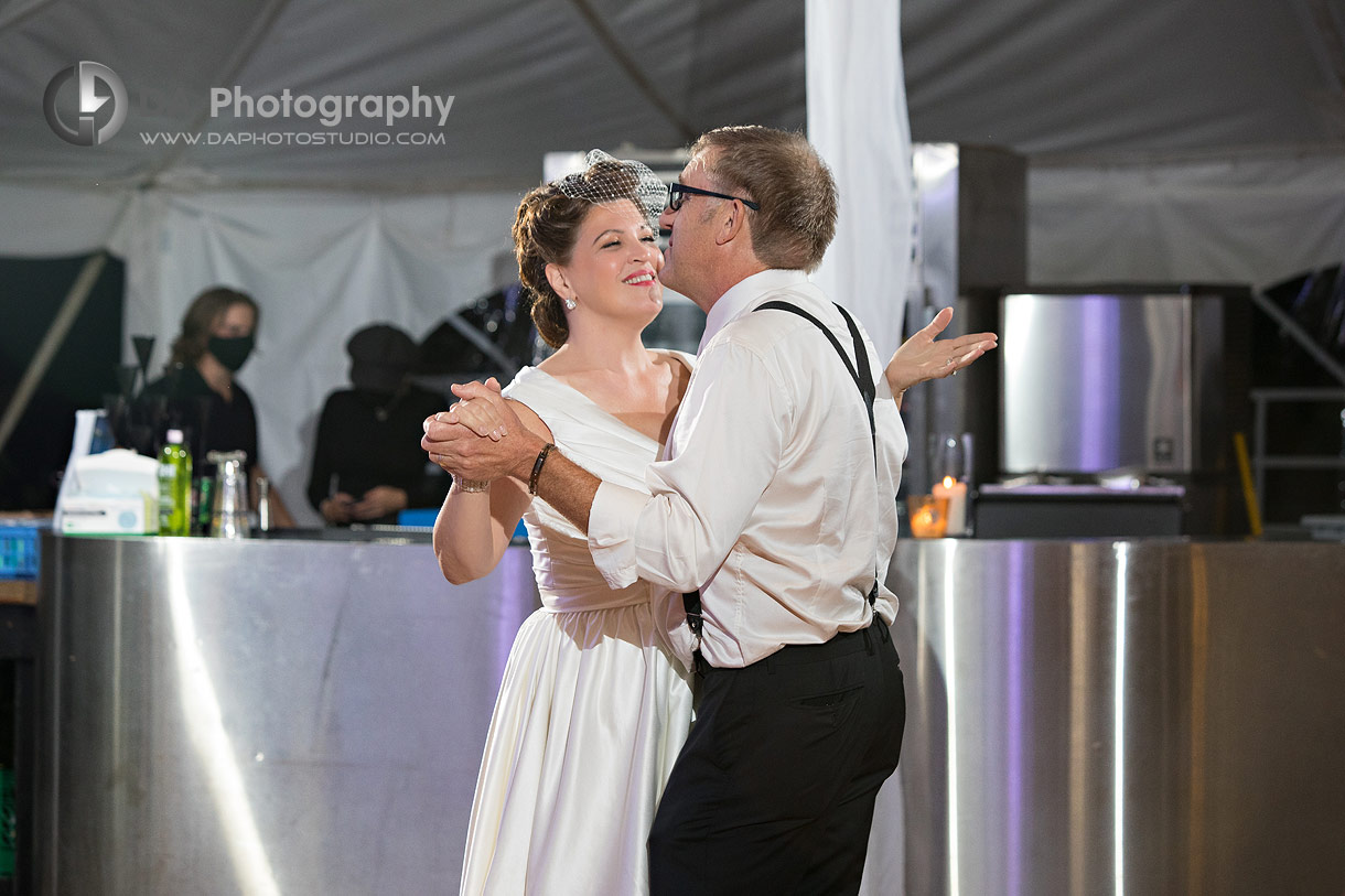 First Dance at Outdoor Wedding in Ayr