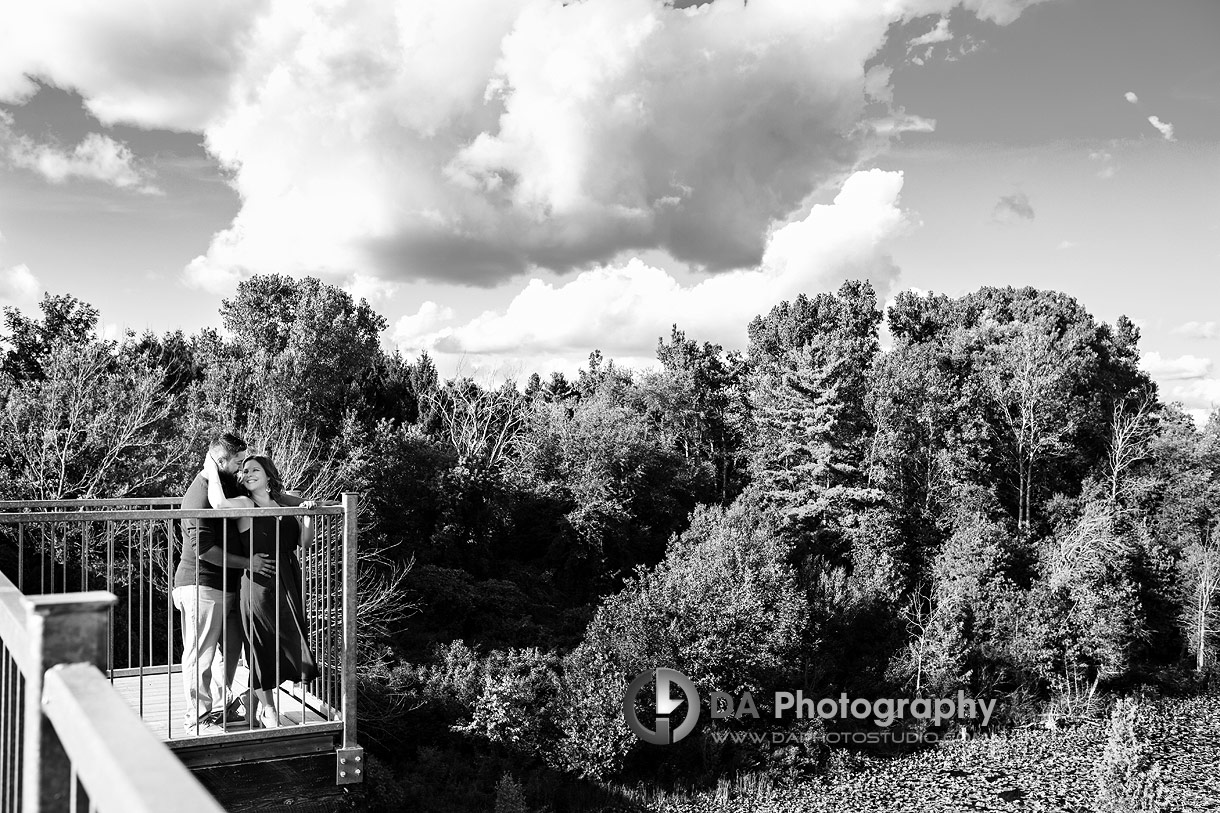 Engagement at Waterfront Black Bridge in Simcoe