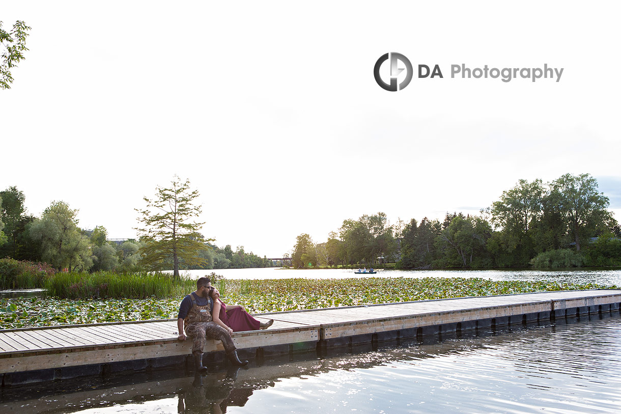 Intimate engagement photography in Simcoe