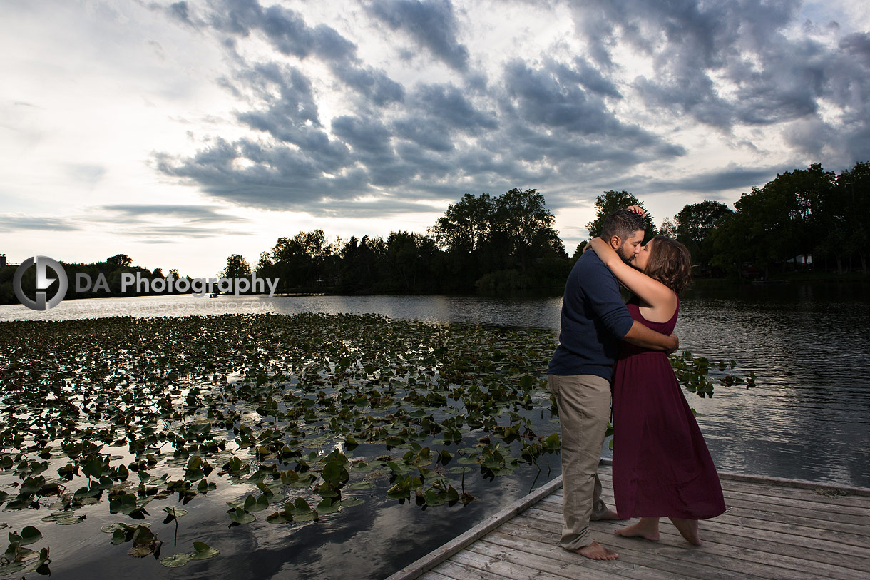 Intimate engagement photography in Wilsonville