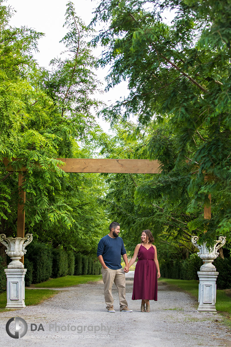 Whistling Gardens engagement photography