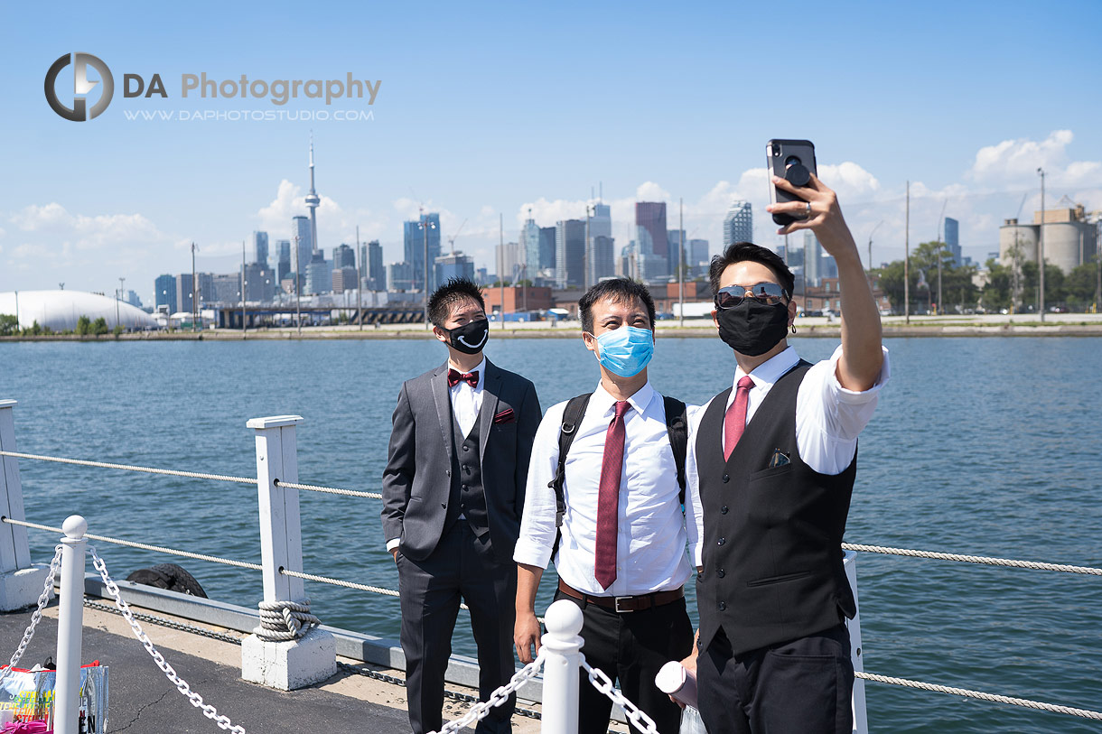 Groomsman at Royal Canadian Yacht Club