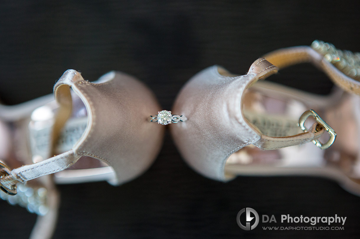 Wedding details at Royal Canadian Yacht Club