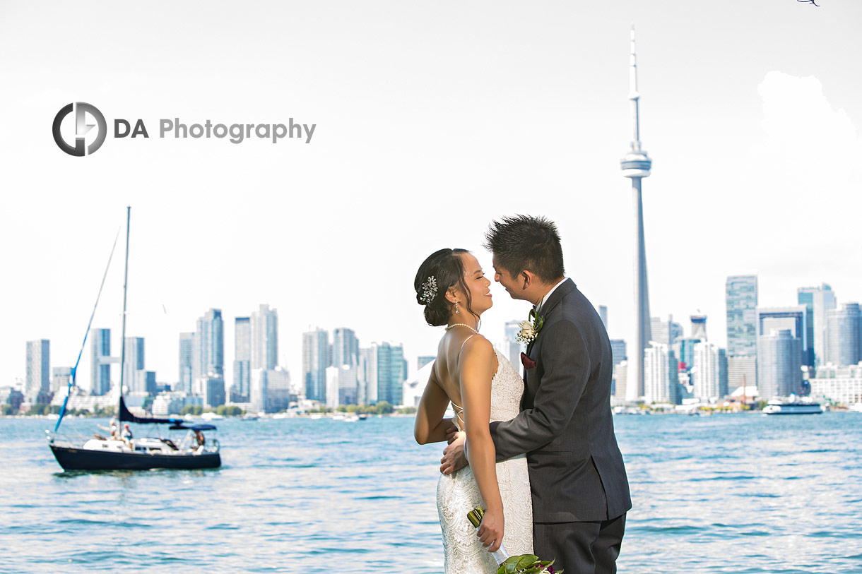 Intimate wedding at Royal Canadian Yacht Club in Toronto