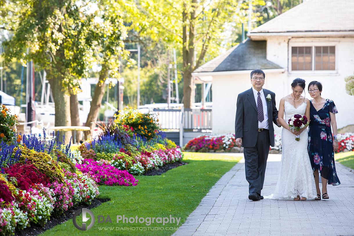 Wedding Ceremony at Royal Canadian Yacht Club