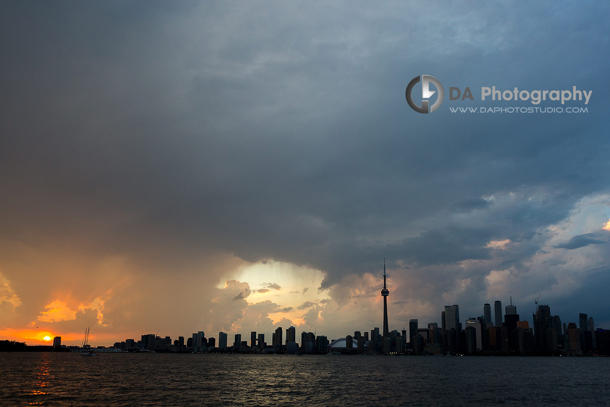 Sunset of Toronto Skyline