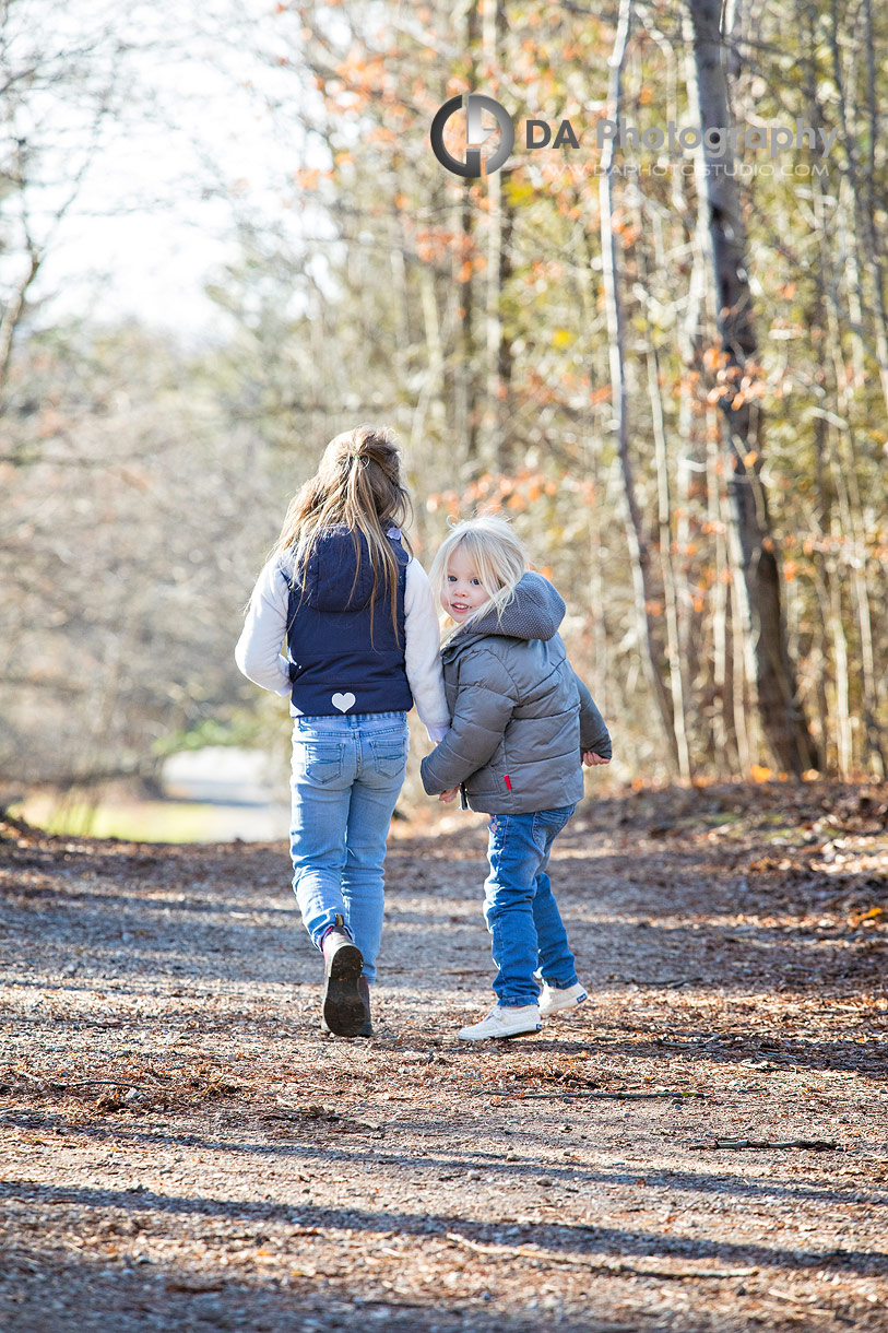 Siblings photos at Rockwood Conservation Area