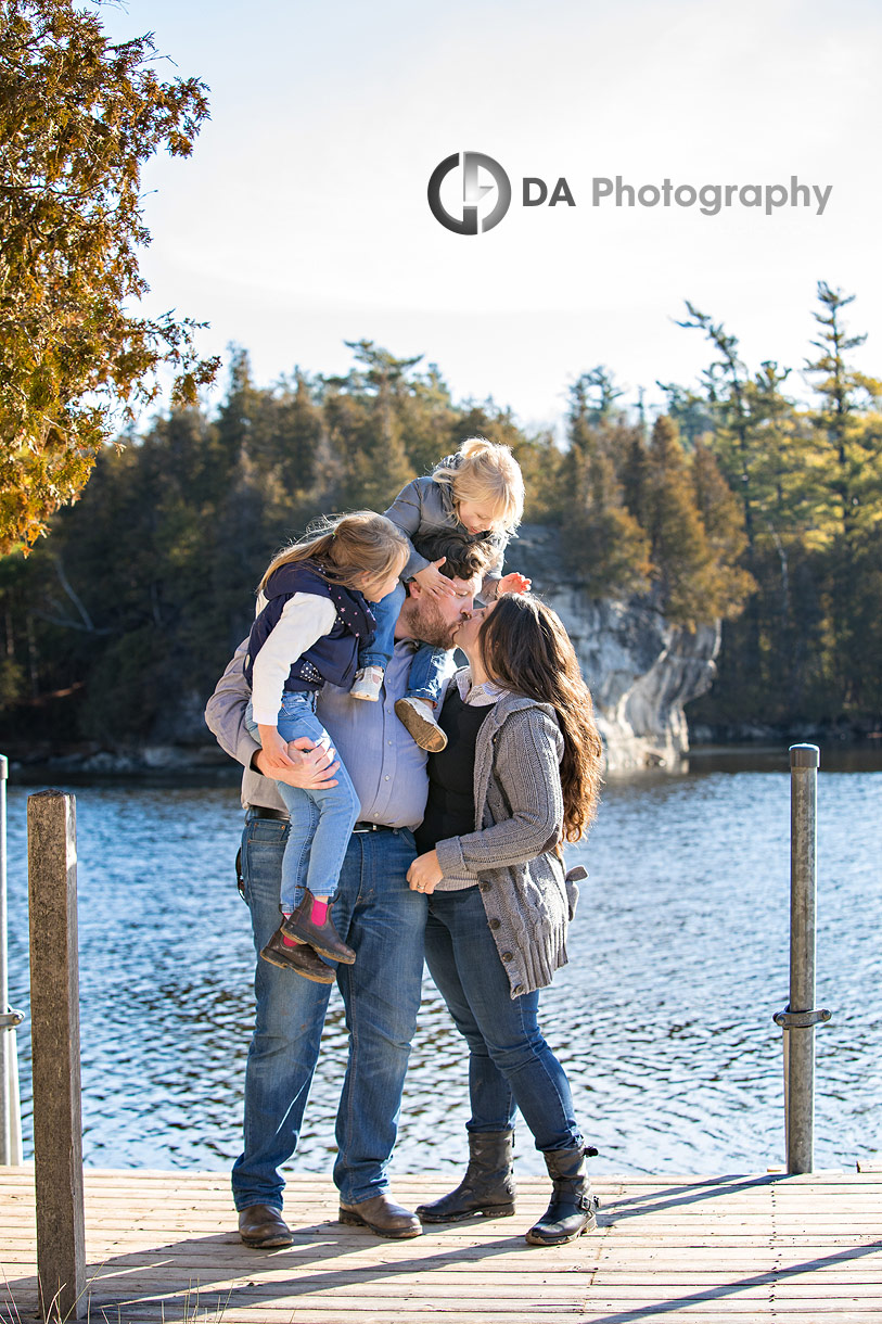 Rockwood Conservation Family photo in fall 