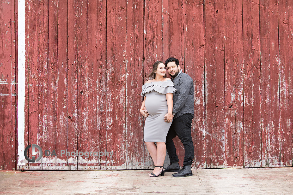 Vintage engagement photos at Country Heritage Park