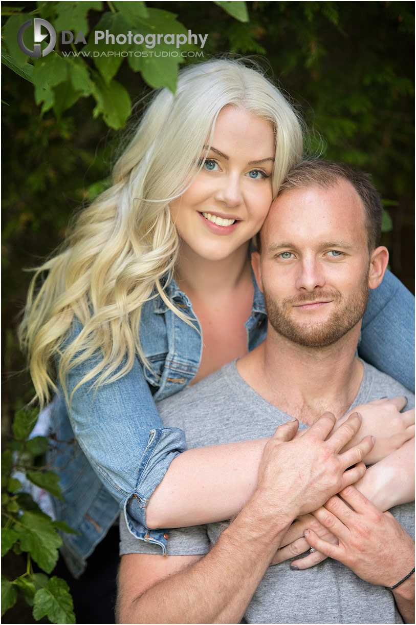 Paris Garden Engagement Photo