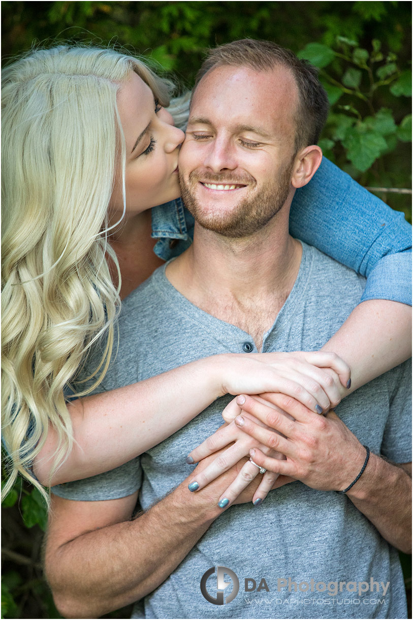 Engagement Photo at Barkers Bush in Paris