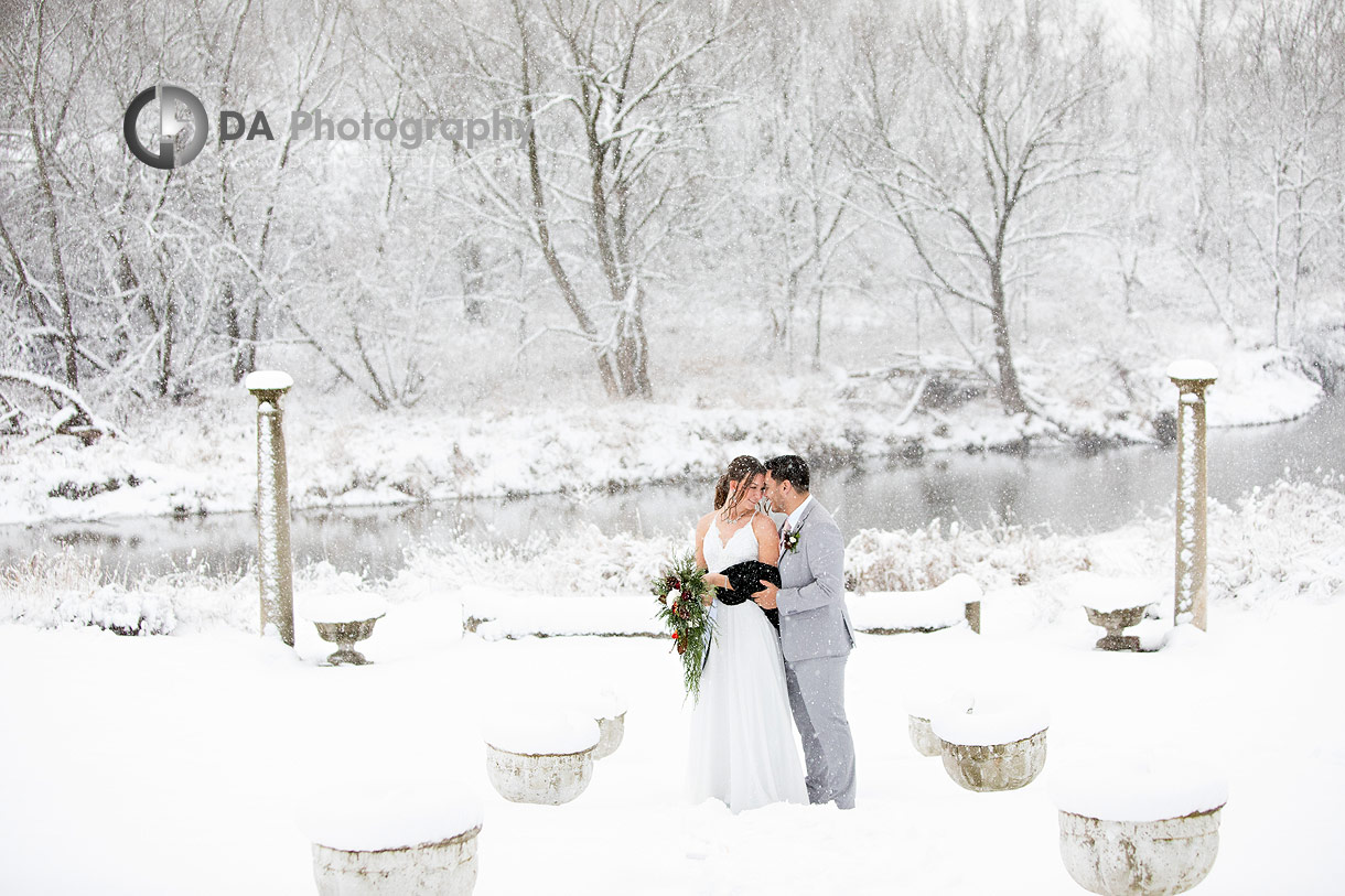 Winter wedding at NithRidge Estates