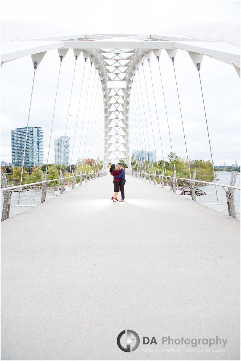 Humber Bay Arch Bridge Engagement Photos