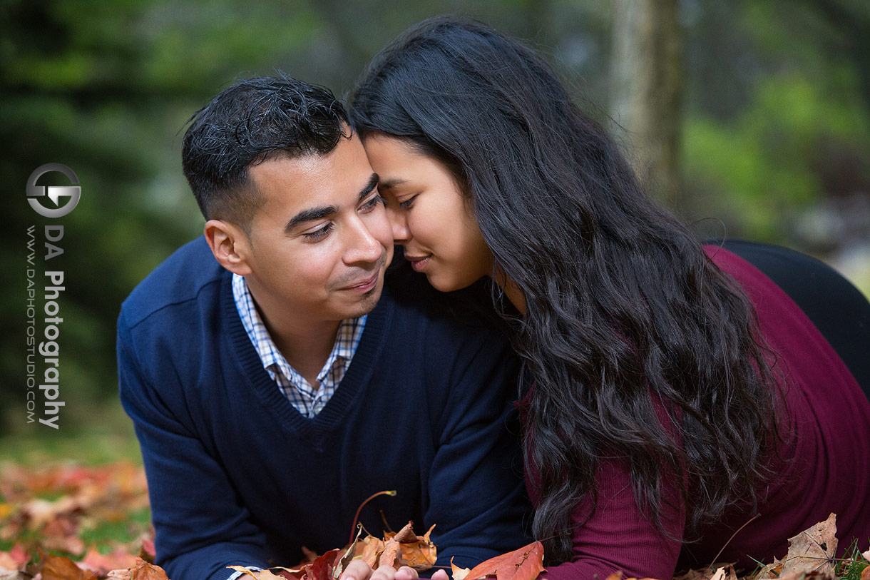 Fall engagements at Sunnyside Park in Toronto