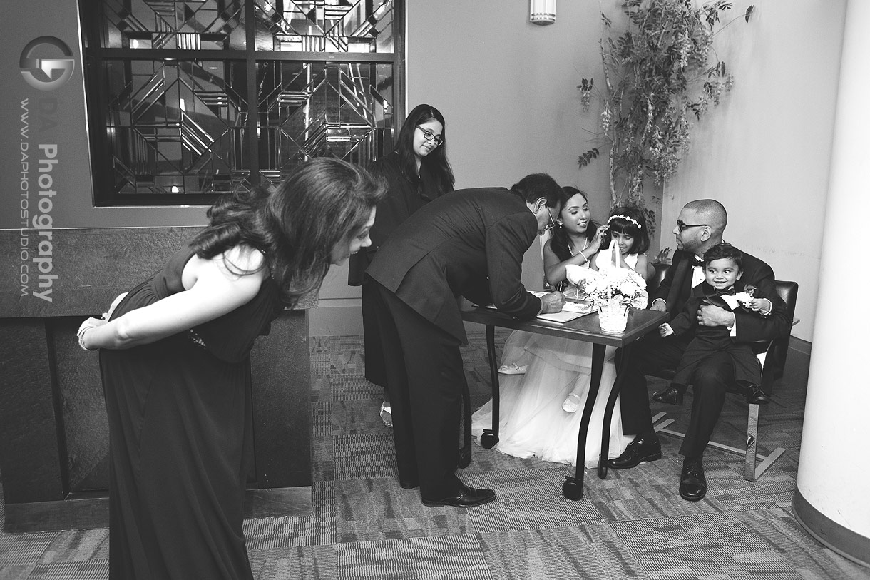 Wedding Ceremony at City Hall in Mississauga