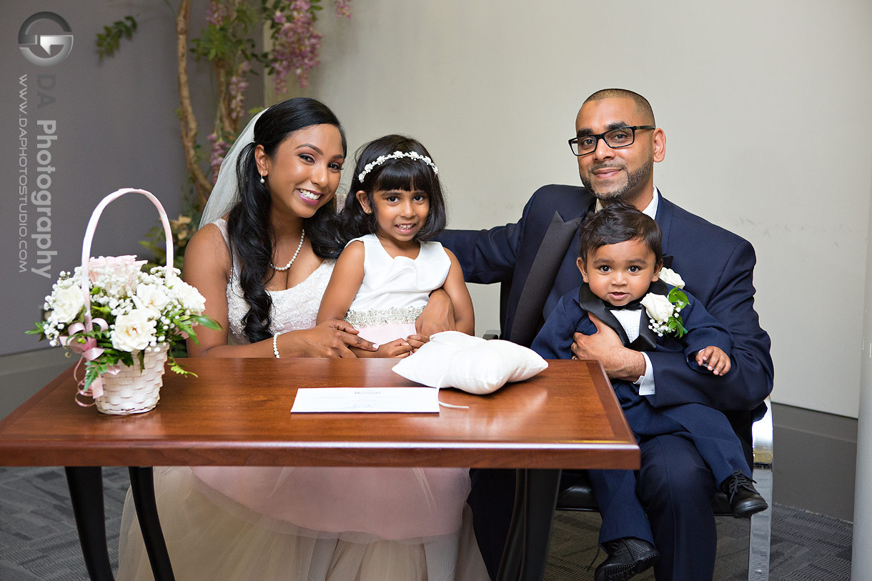 Wedding Photo at City Hall in Mississauga