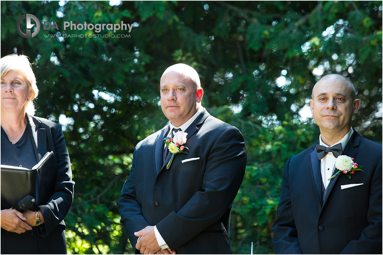 Wedding Ceremony at MillCroft Inn and Spa in Alton