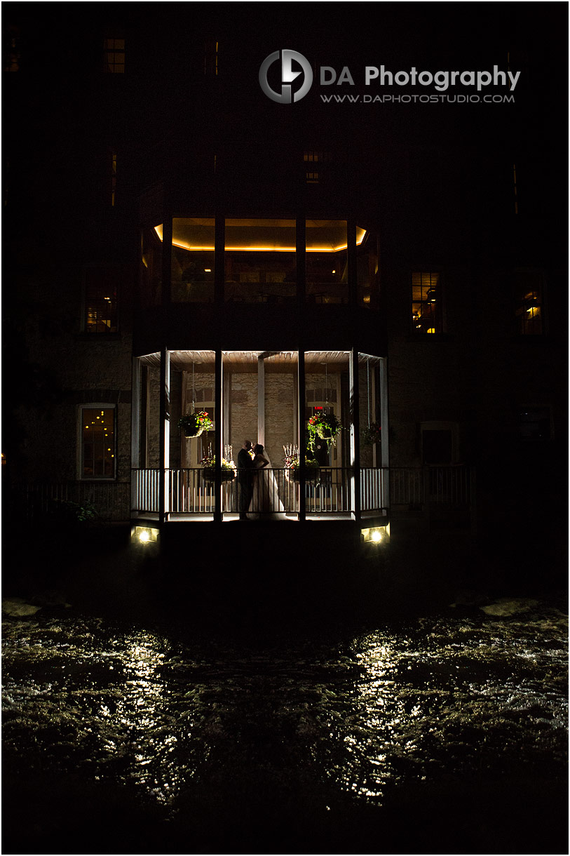 Night Photo on a Rustic Wedding at MillCroft Inn and Spa