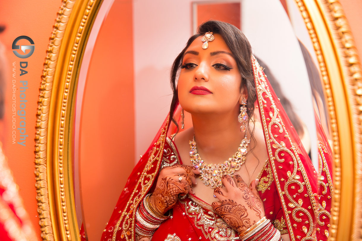 Bride at Hindu Temple