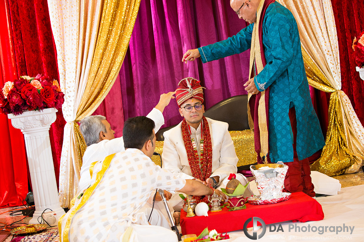 Groom on Hindu Temple Ceremony