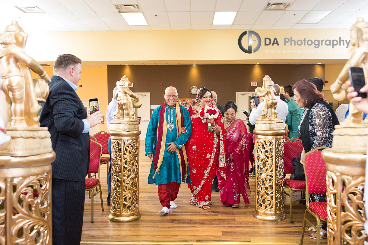 Brides at Hindu Temple