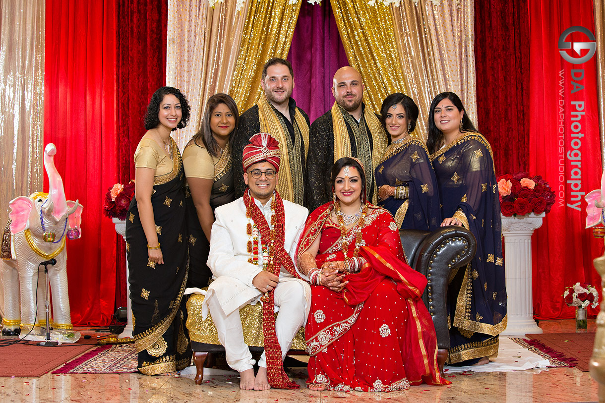 Wedding Photo at Hindu Temple in Mississauga