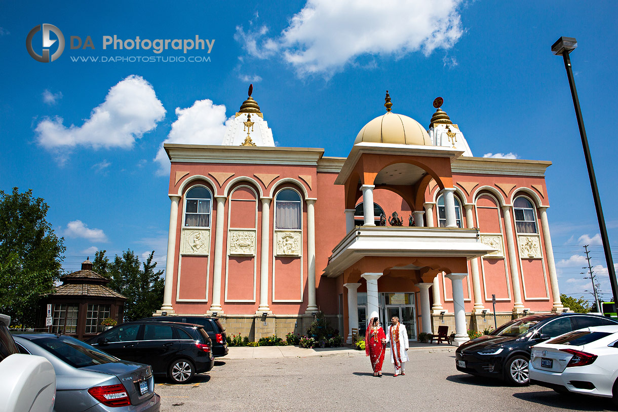 Wedding at Hindu Temple in Mississauga