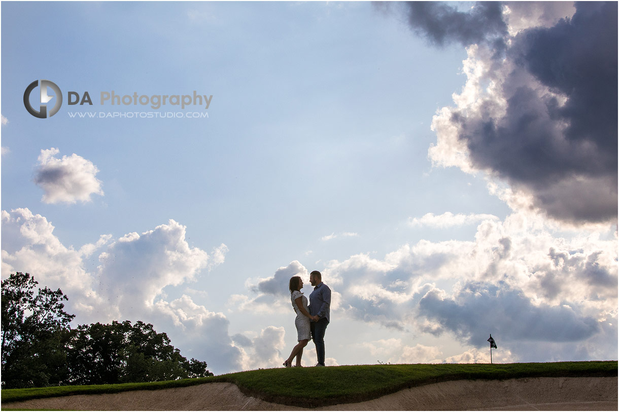 Hamilton Golf Club Engagement Photographers