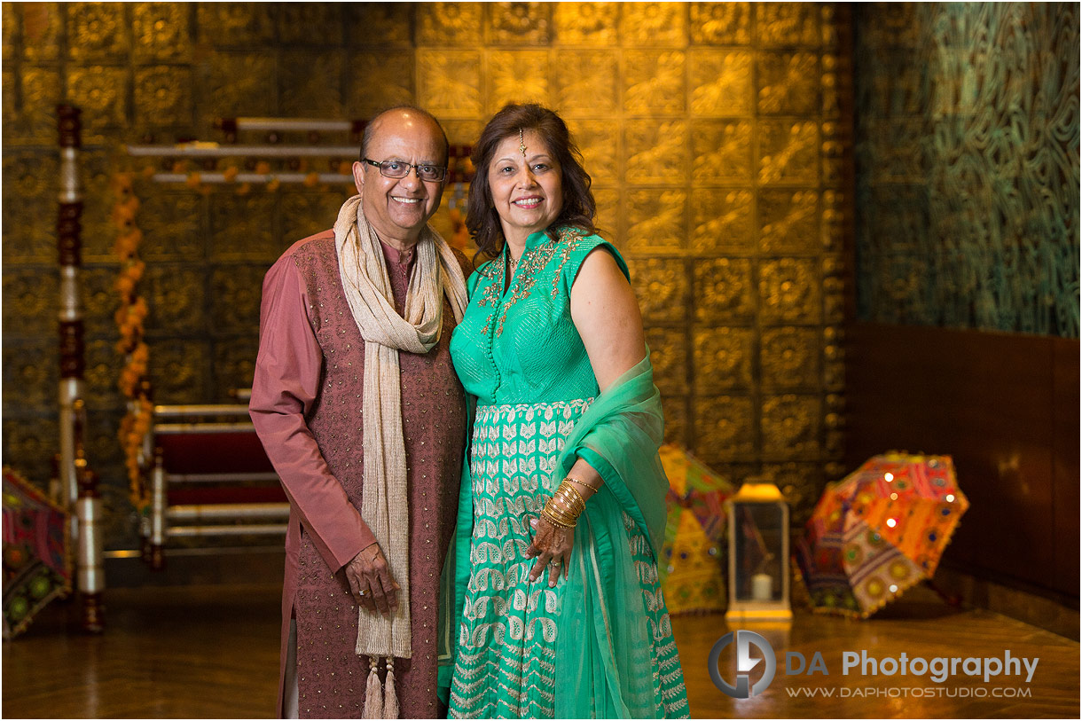 Parents of the bride at Mehndi Party