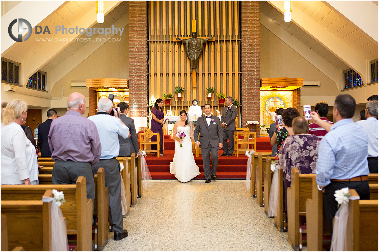 Church wedding ceremony photo
