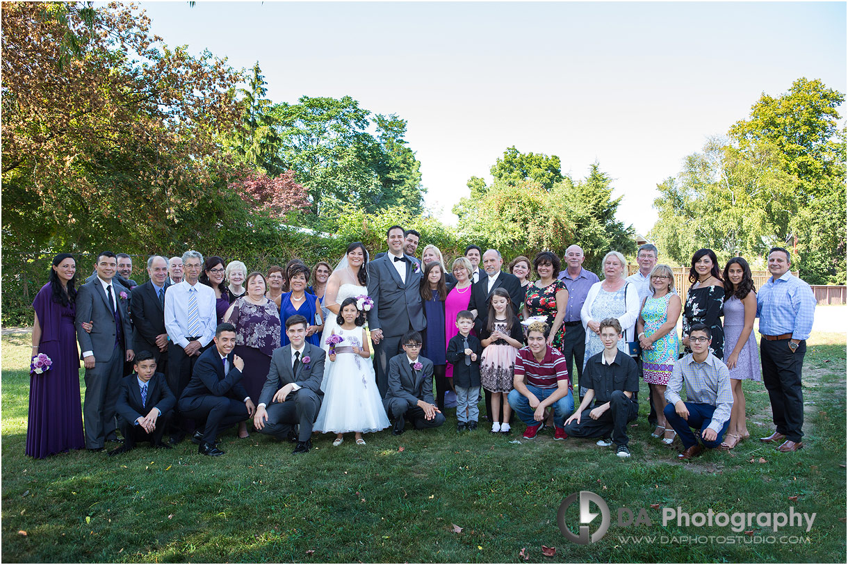 Group photo after wedding ceremony