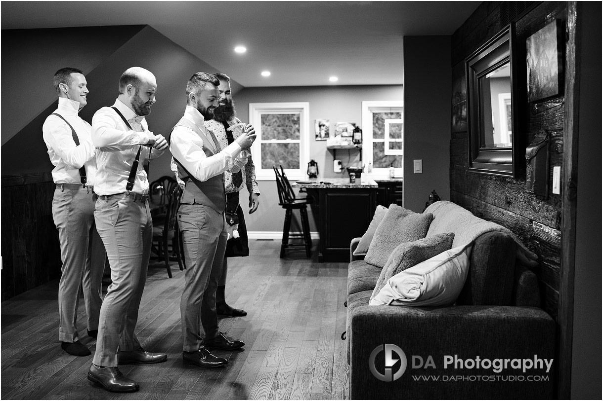 Groomsman's at The Wright's Coach House in Elora 