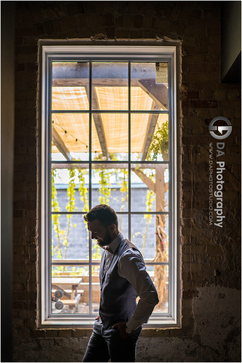 Groom at Four Fathers Brewing Co.