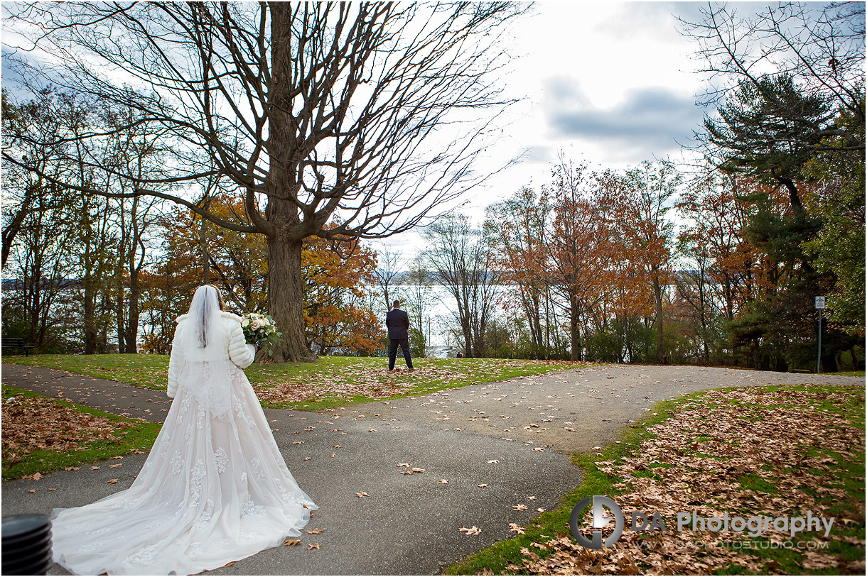 Bride and Groom at LaSalle Banquet Centre