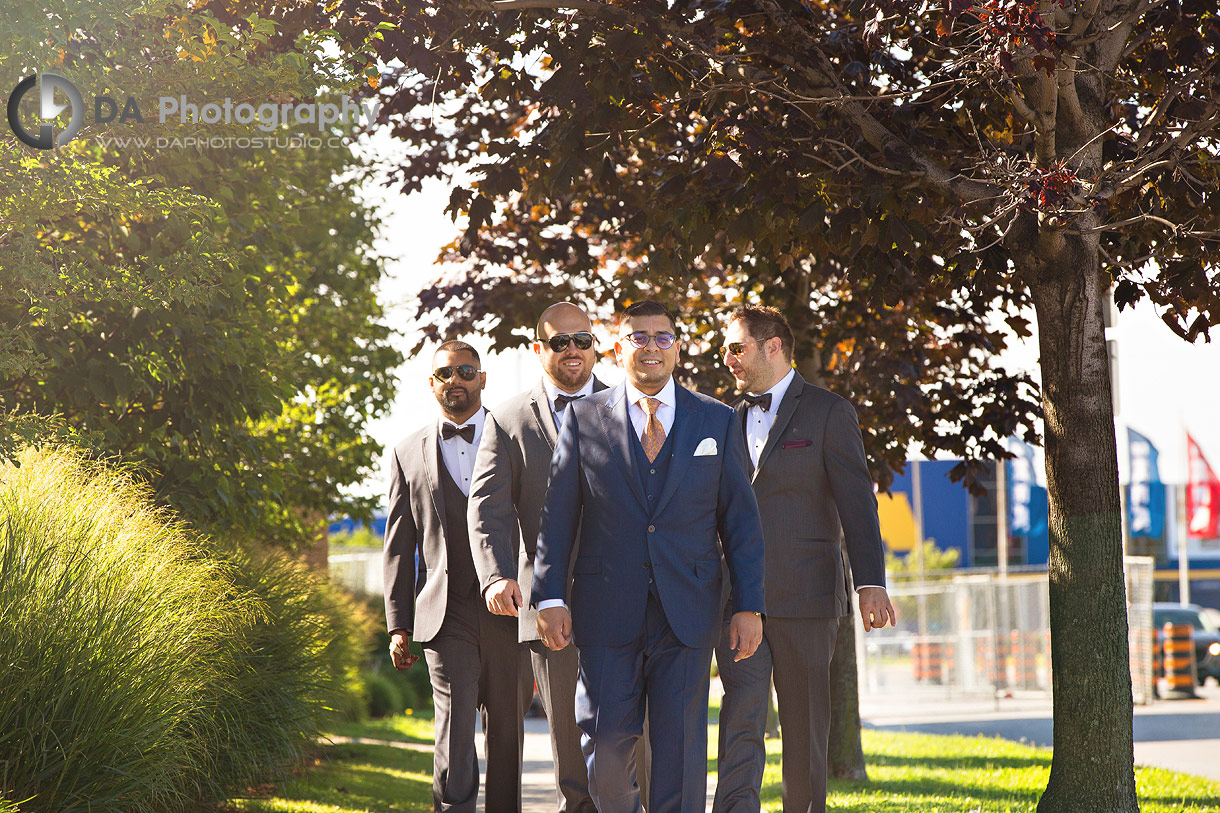 Groomsman's on a wedding day