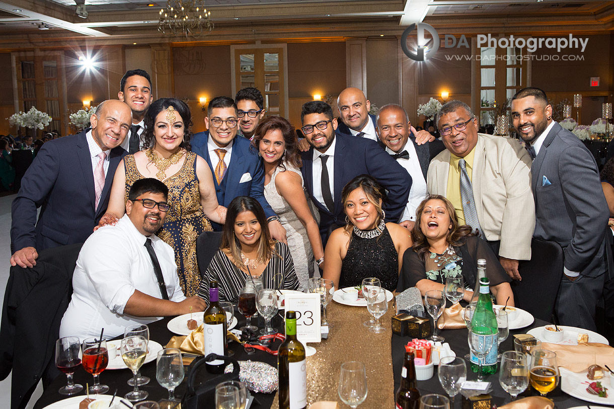 Group Table Photos at Bellagio Wedding