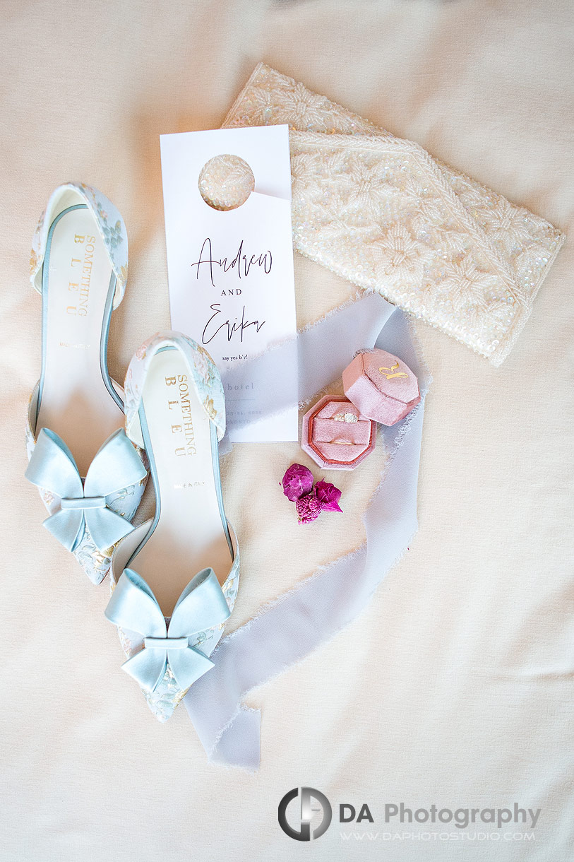 Details on a wedding day at 1 Hotel in Toronto