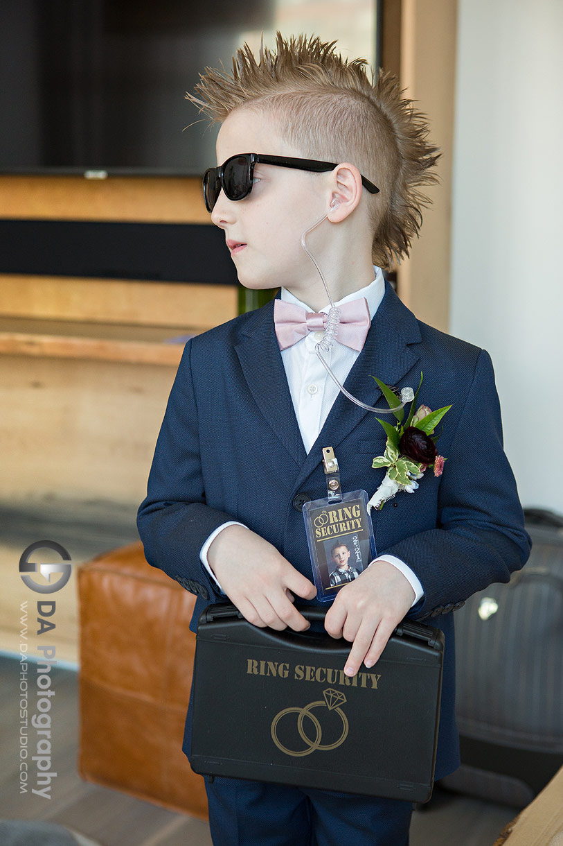 Ring Bearer on Intimate Wedding at 1 Hotel