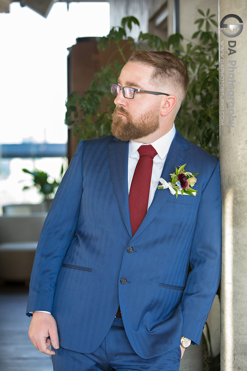 Groom at Harriet's Rooftop at 1 Hotel