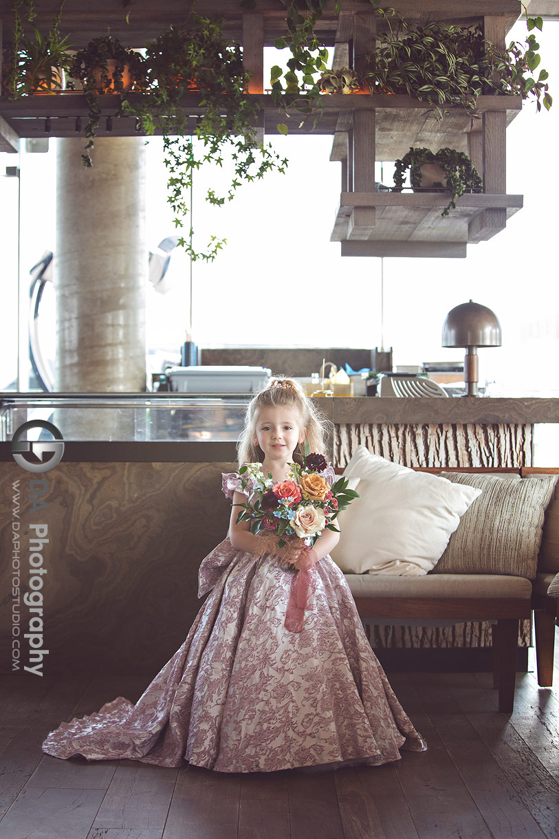 Flower Girl at a wedding in 1 Hotel