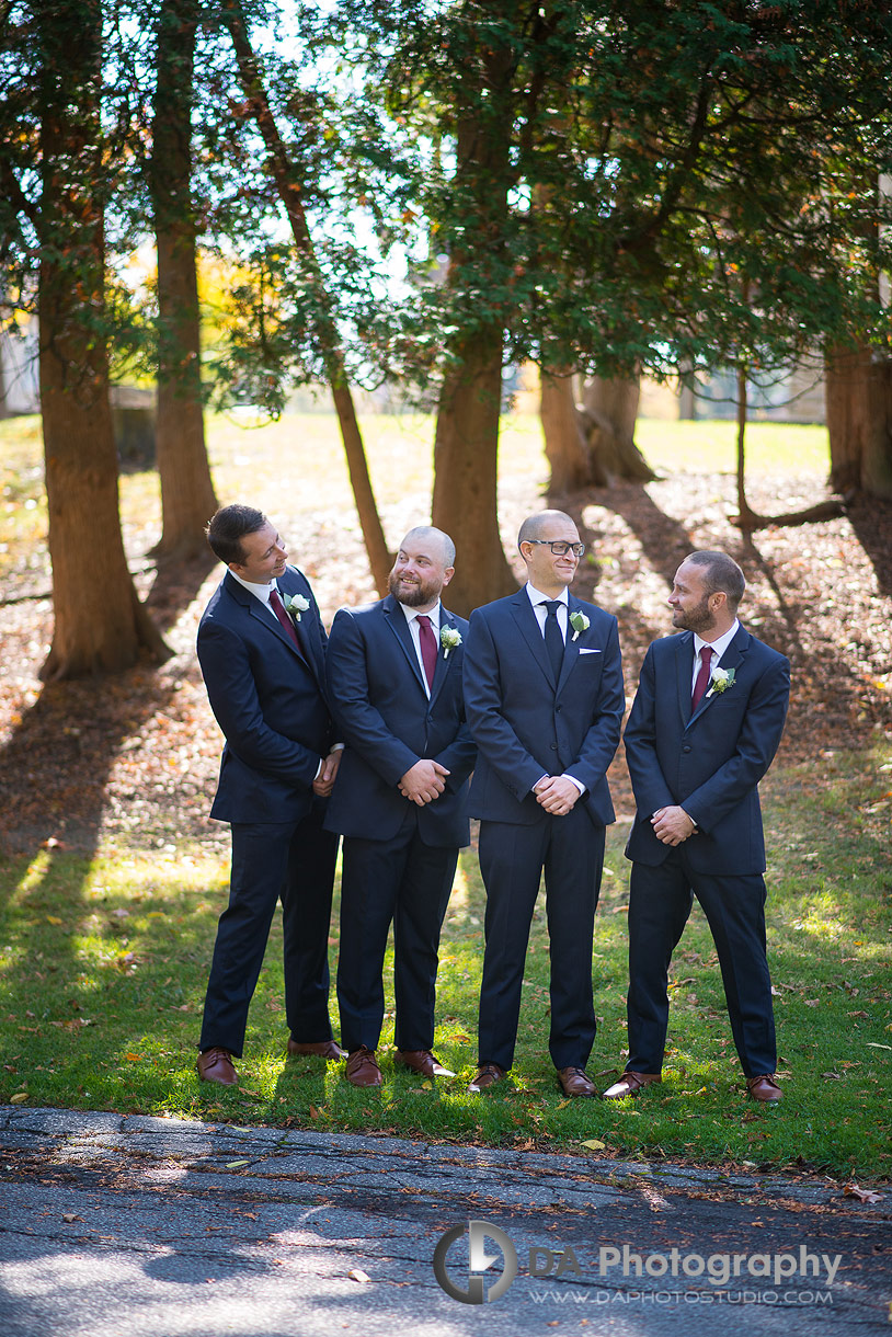 Groomsman at Ancaster Mill