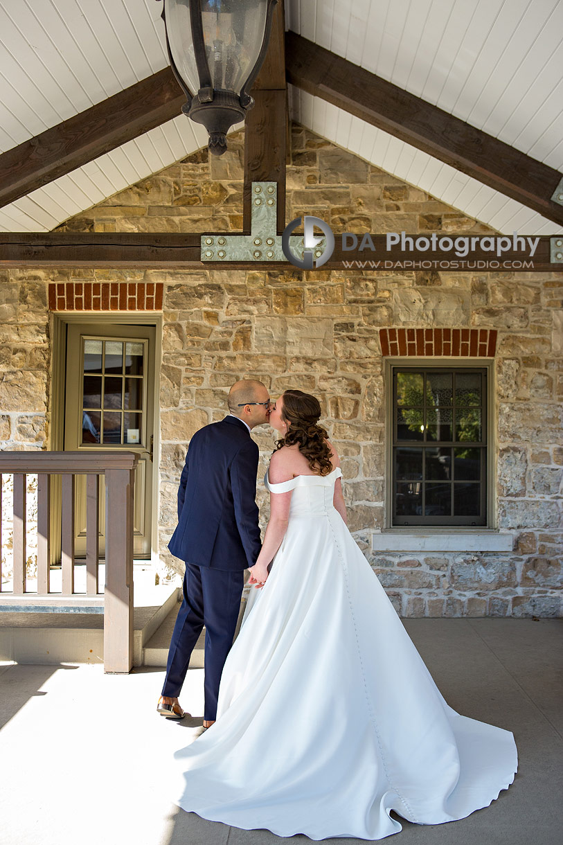 Bride and Groom at The Barracks Inn