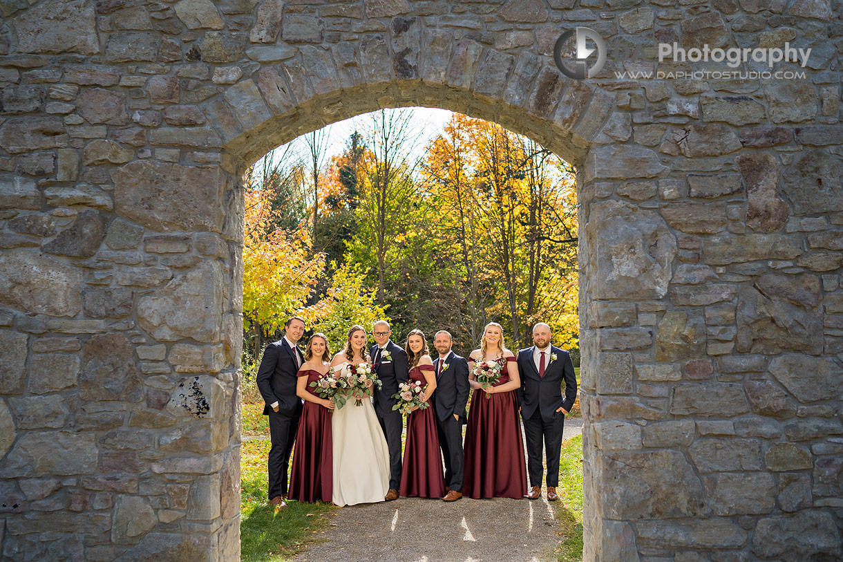 Wedding Party at Hermitage Ruins