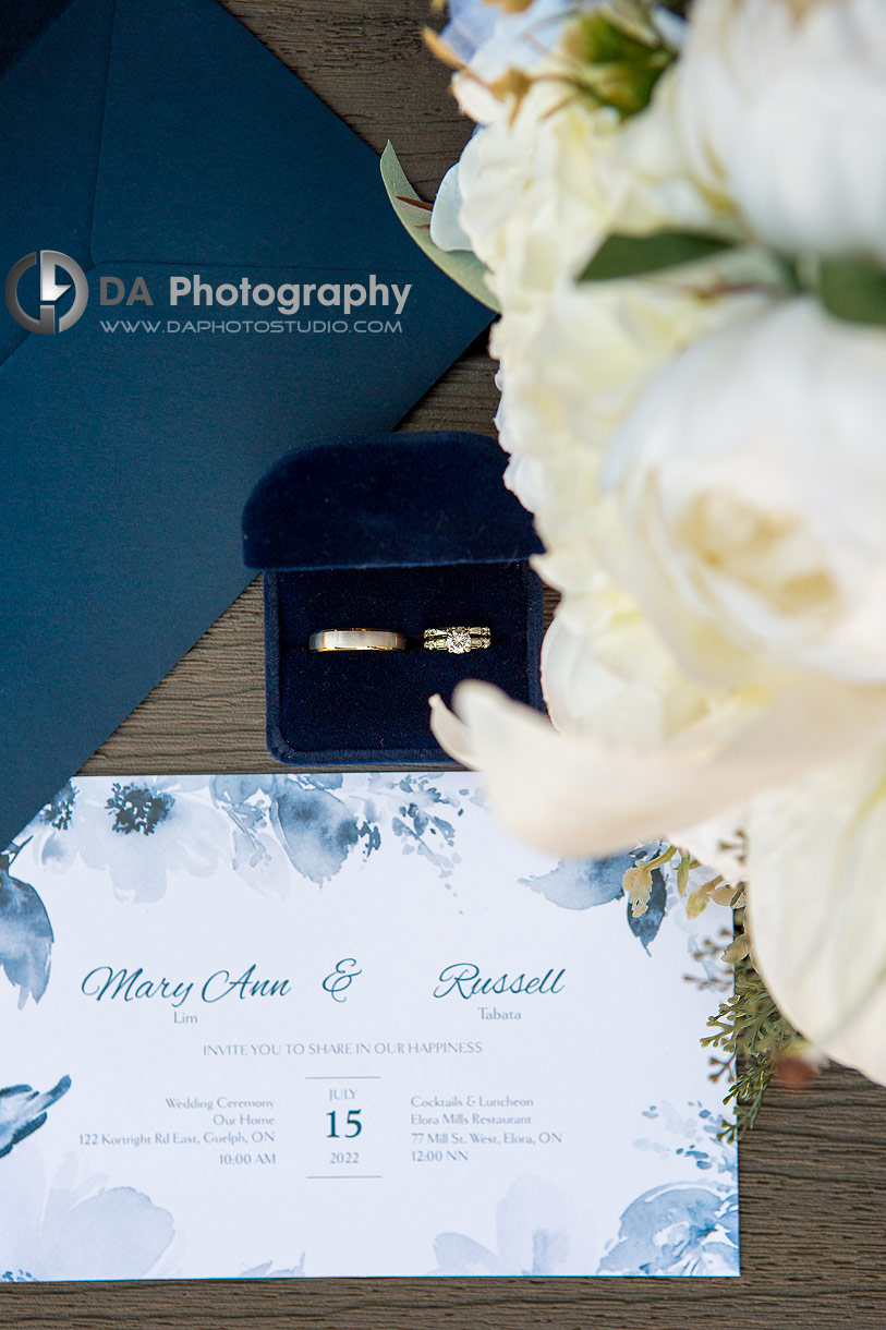 Wedding day details in Guelph